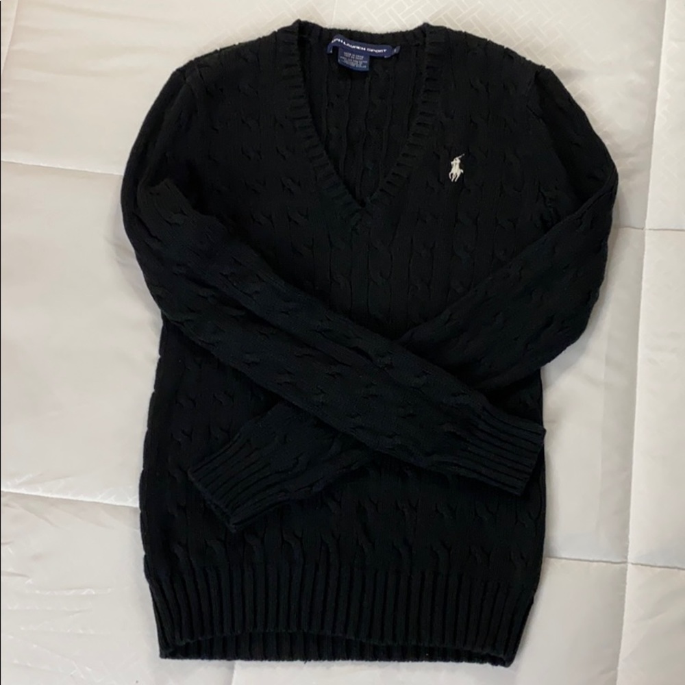 Black Ralph Lauren Sport Sweater